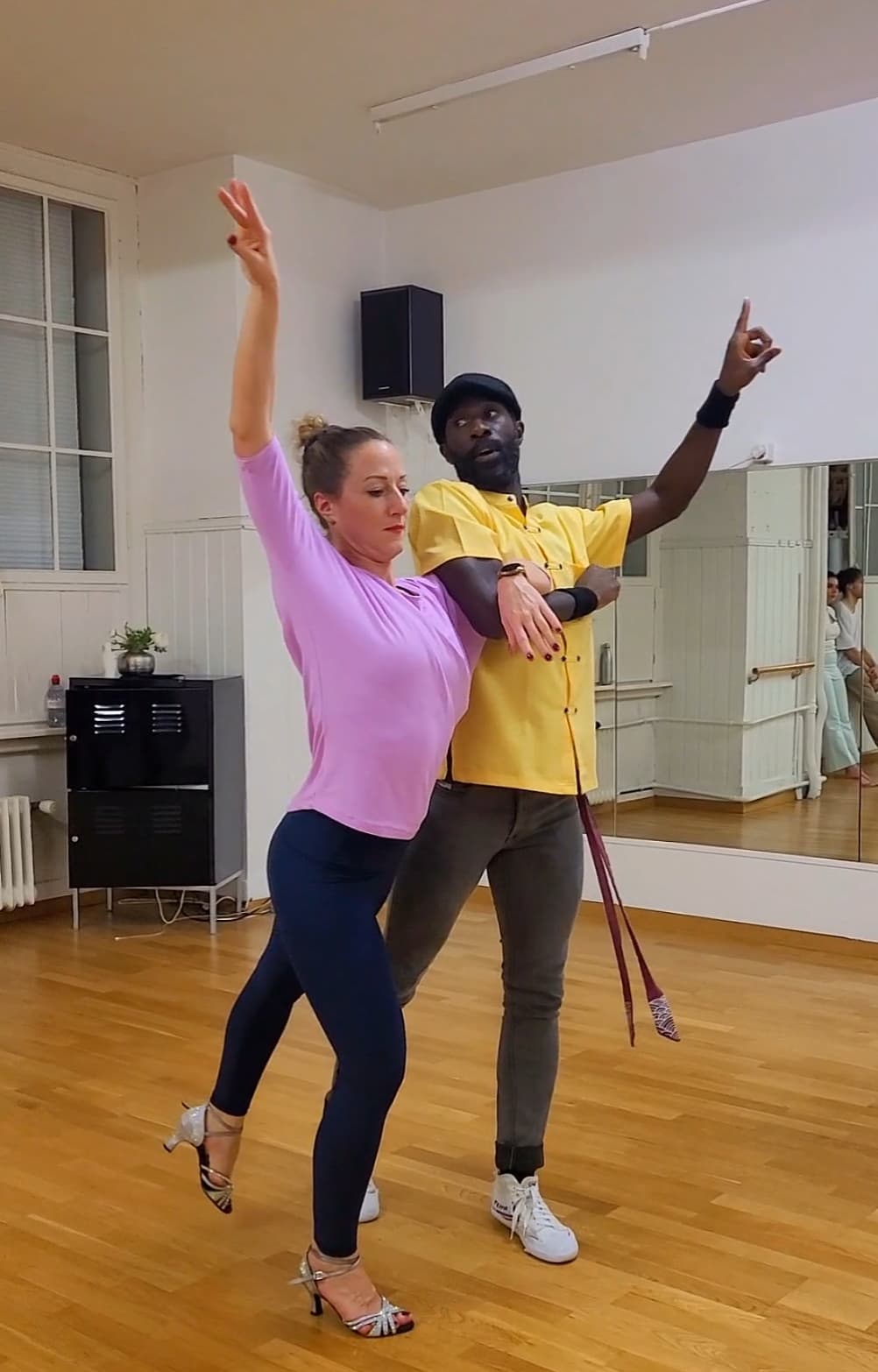 Wilfried and Sandra dancing Bachata